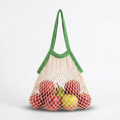 Premium Cotton Mesh Grocery Bag