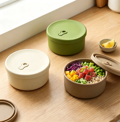 Round Silicone Food Container