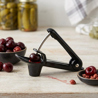 Handheld Single-Hole Cherry and Olive Pitter